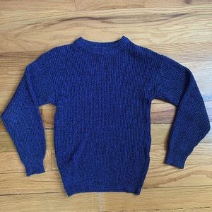 Vintage Heathered Blue / Black Sweater